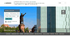 Desktop Screenshot of lemeridienmexicocity.com